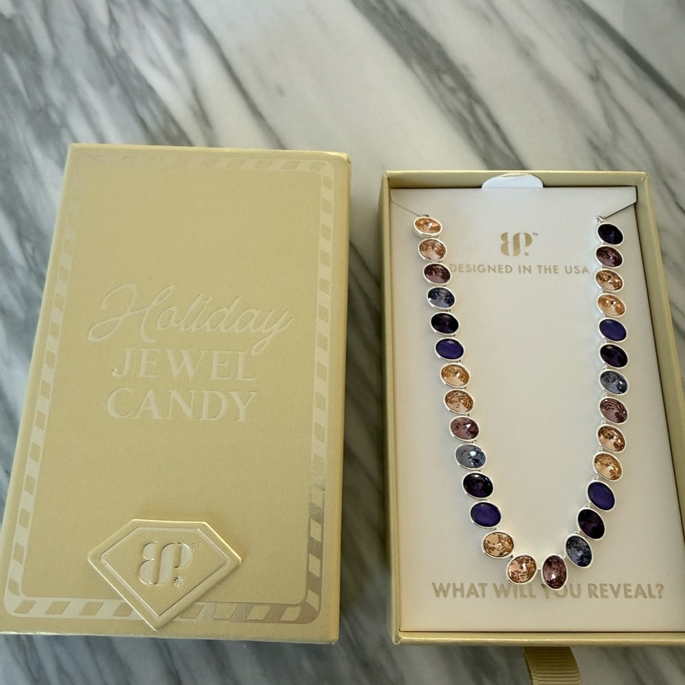 BP holiday jewel candy necklace